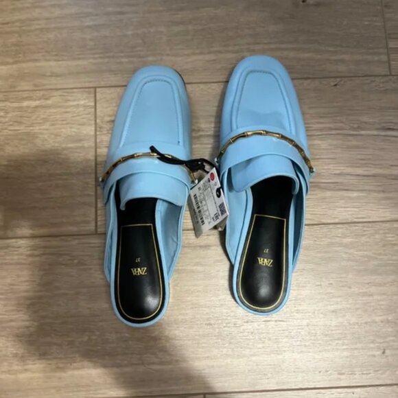 Zara Open Back Loafers EUR 37 - Picture 6 of 9